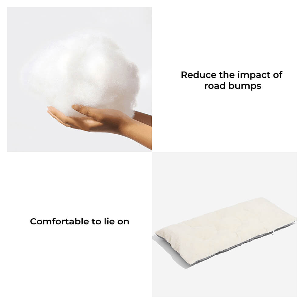 Dog Car Seat Bed with Safety Harnesses for Medium Large Dogs 8