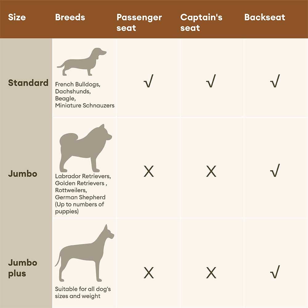 Dog Car Seat Booster Bed - Faux Leather Pet Car Seat with Safety Leash 8