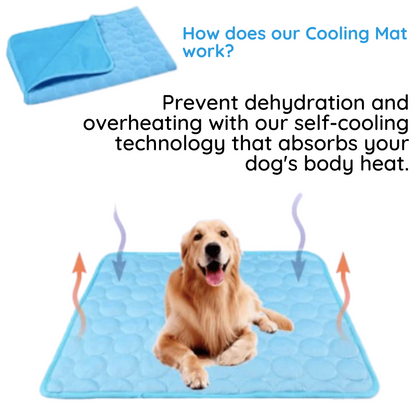 Dog Cooling Mat for Instant Temperature Relief, Premium Cooling Silk 2