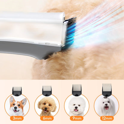 Pet Grooming Vacuum Kit Hair Removal Clipper for Dogs and Cats