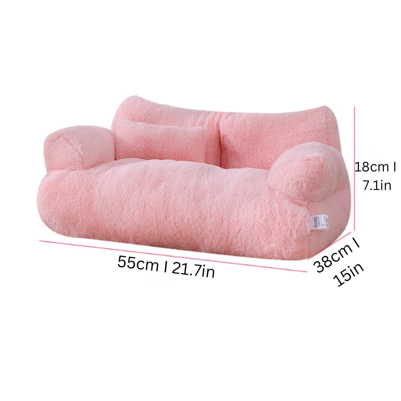 Dog Sofa Bed with Plush Comfort for Small to Medium Pets 2