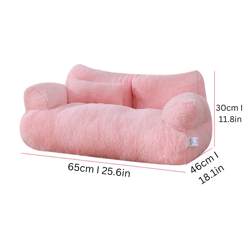 Dog Sofa Bed with Plush Comfort for Small to Medium Pets 3