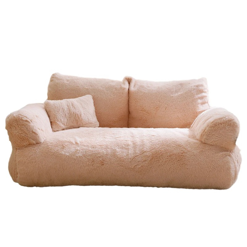 Dog Sofa Bed with Plush Comfort for Small to Medium Pets 4