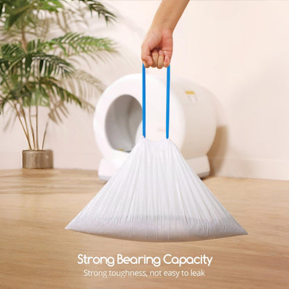 Cat Litter Box Liners Heavy Duty Drawstring Bags for Easy Cleaning