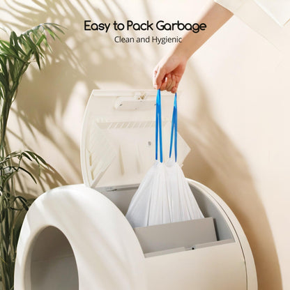 Cat Litter Box Liners Heavy Duty Drawstring Bags for Easy Cleaning