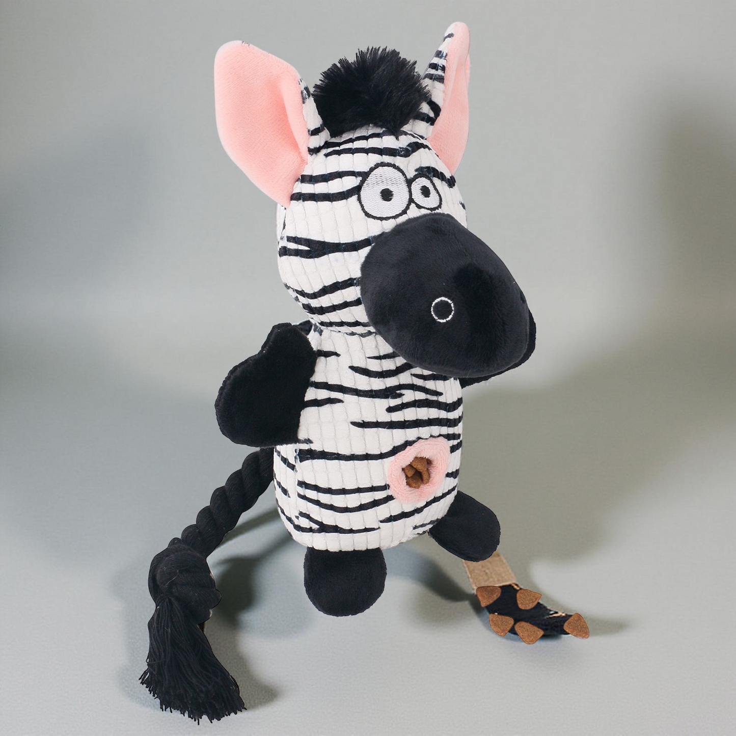 Dog Toy Plush Squeaky Animal Chew Toy for Small and Medium Dogs