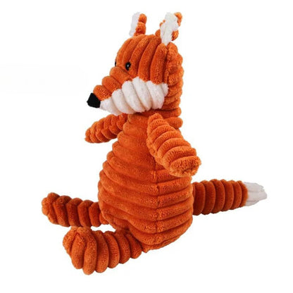Durable Dog Toy for Aggressive Chewers - Plush Corduroy Critters 10