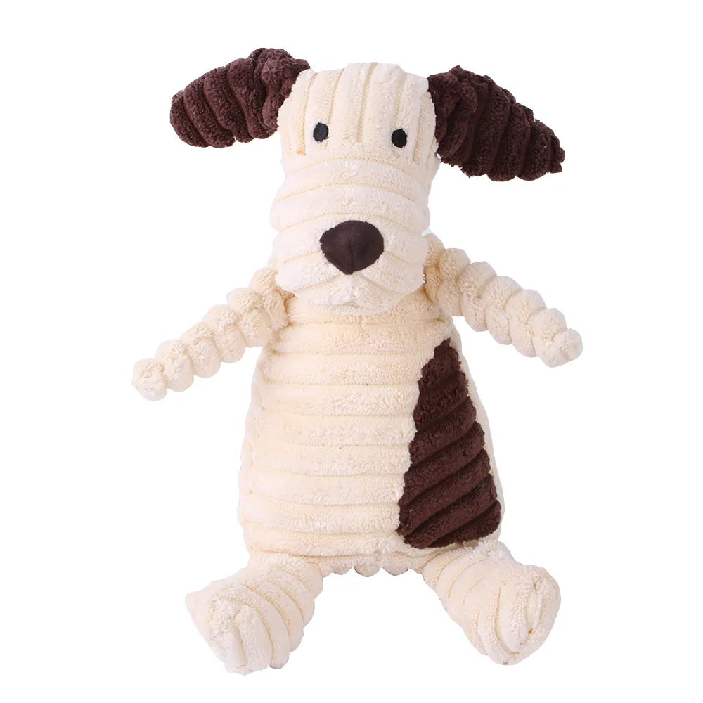 Durable Dog Toy for Aggressive Chewers - Plush Corduroy Critters 7