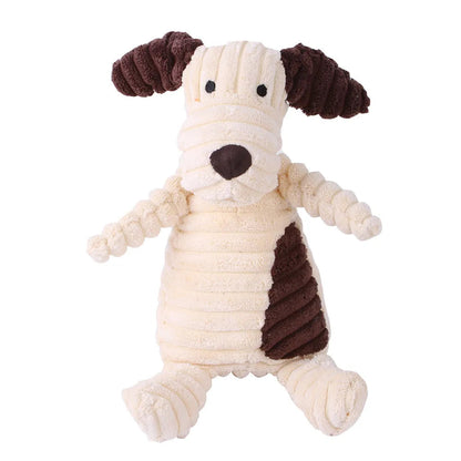 Durable Dog Toy for Aggressive Chewers - Plush Corduroy Critters 7