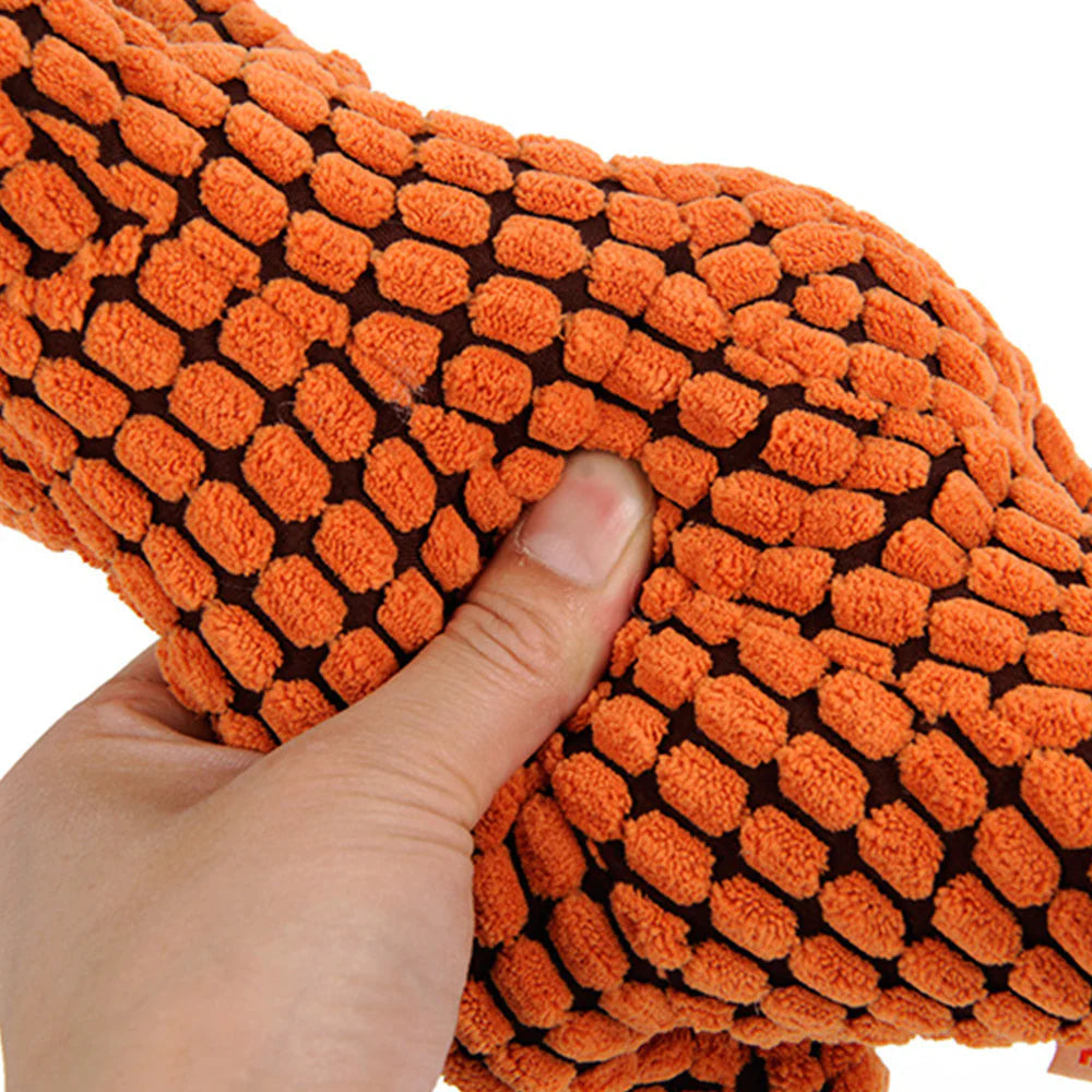 Durable Plush Dog Toy for Aggressive Chewers with Squeaker 4