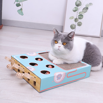 Eco-Friendly Indoor Cat Playground with Claw Maintenance & Fun 0