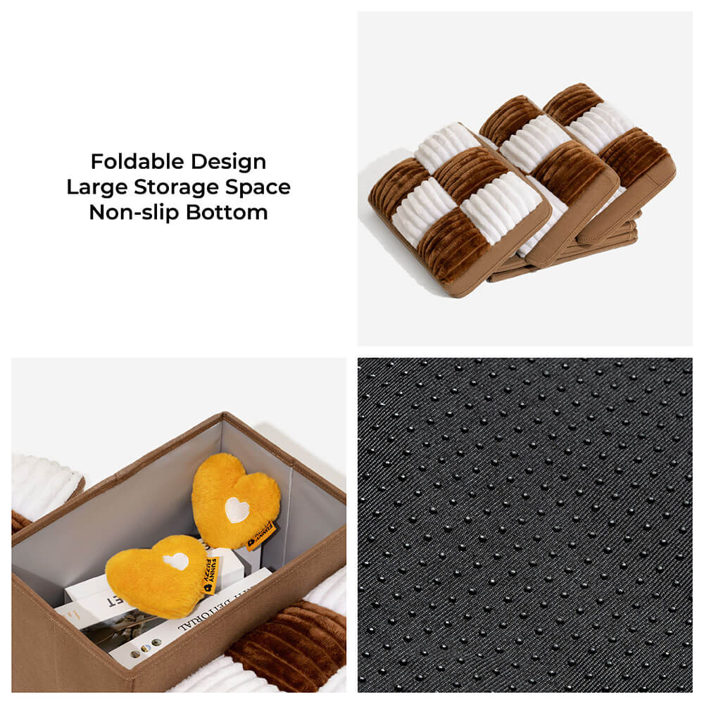 Handcrafted Dog Stairs with Storage and Non-Slip Design for Bed 6