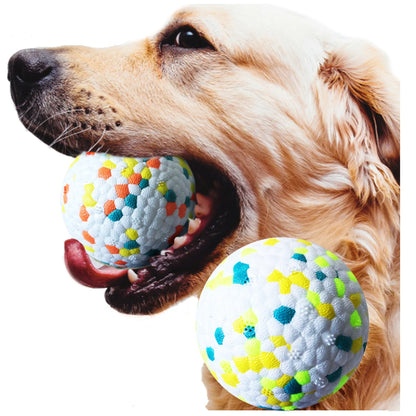 Indestructible Dog Ball Toy for Aggressive Chewers - Durable Rubber 4