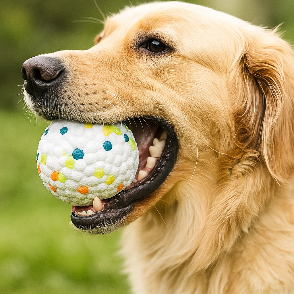 Dog Chew Toy Durable Rubber Ball for Aggressive Chewers