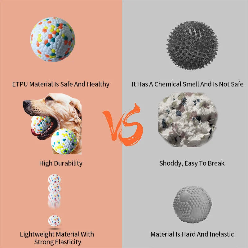 Indestructible Dog Ball Toy for Aggressive Chewers - Durable Rubber 7