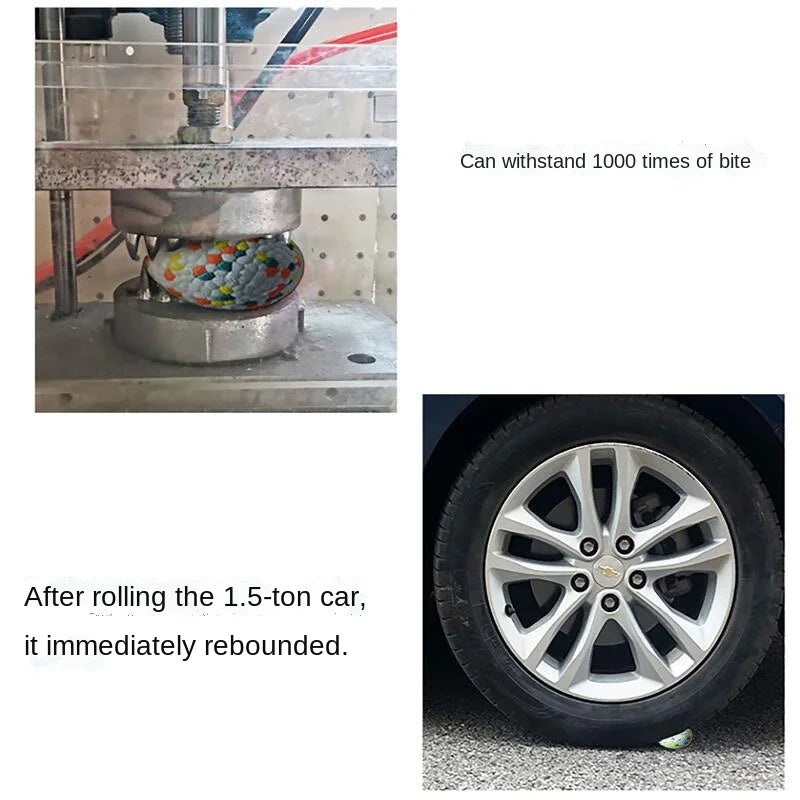 Indestructible Dog Ball Toy for Aggressive Chewers - Durable Rubber 8