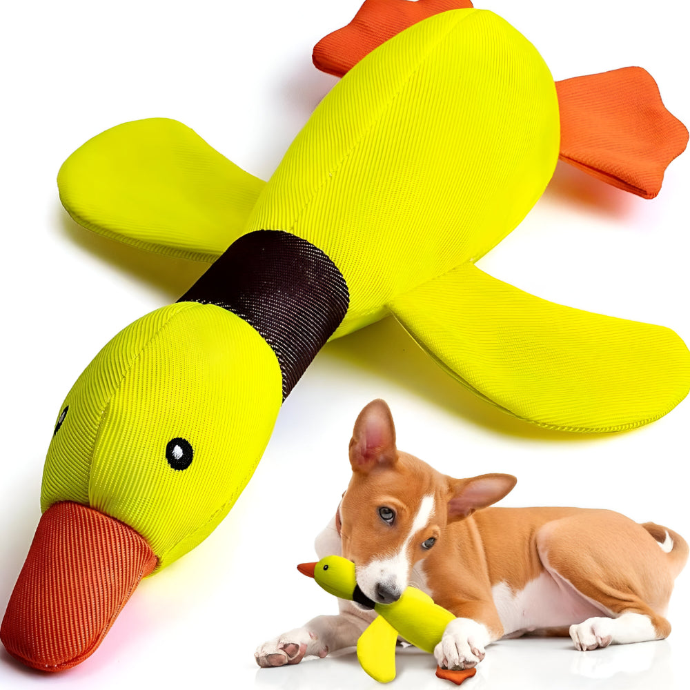 Dog Toy Durable Plush Duck for Heavy Chewers