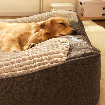 Orthopedic Large Dog Bed with Plush Support and Anti-Slip Base 2