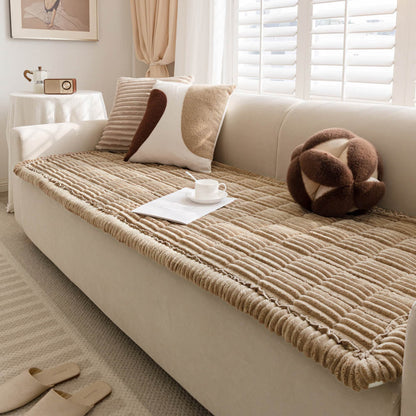 Pet Mat Non-Slip Flannel Couch Cover for Comfortable Pet Relaxation 10