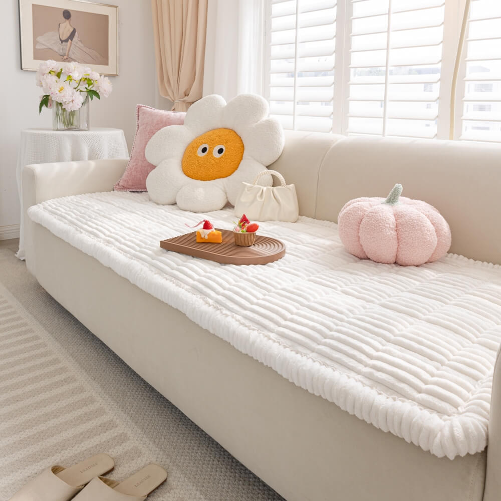 Pet Mat Non-Slip Flannel Couch Cover for Comfortable Pet Relaxation 13