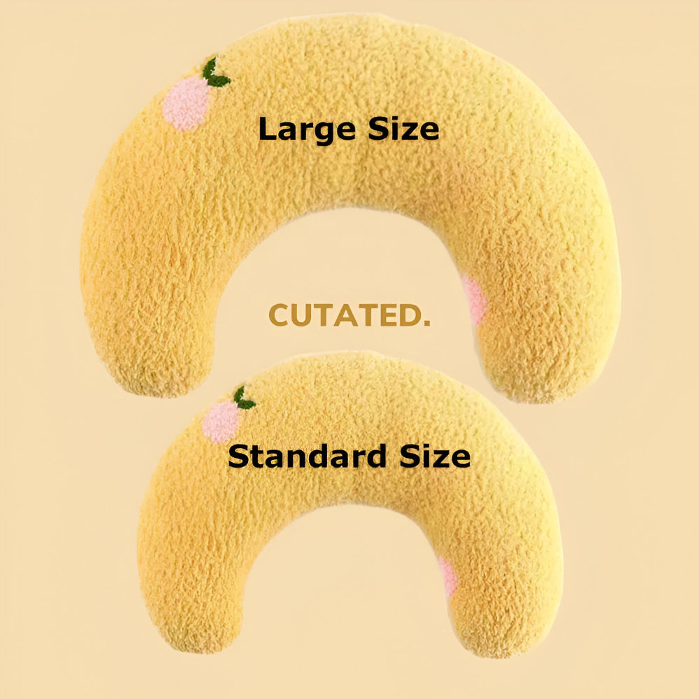 Calming Dog Pillow for Anxiety Relief Soft Plush Pet Neck Cushion