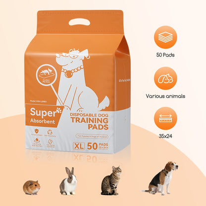 Puppy Pads with 6-Layer Protection for Housebreaking and Training 1