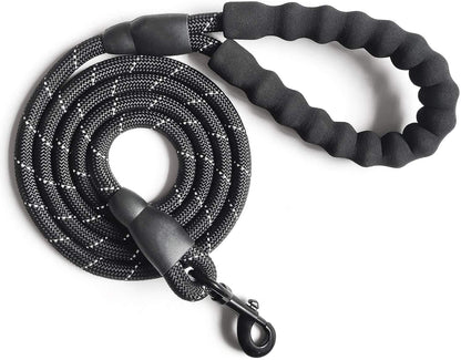 Reflective Dog Leash with Padded Handle for Night Safety and Control 8