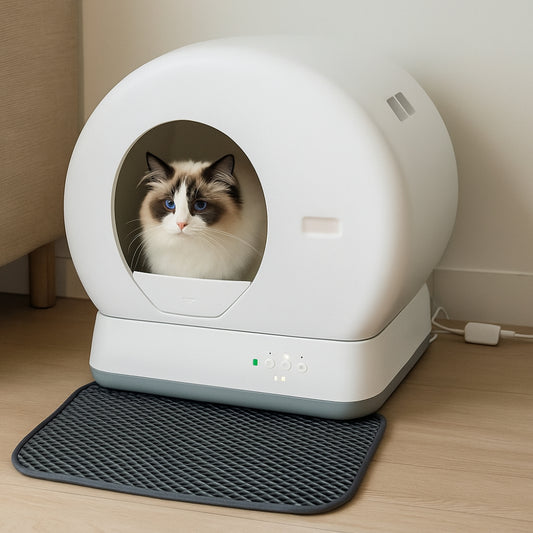 Smart Litter Box Accessory Kit with Roller Mat and Power Adapter