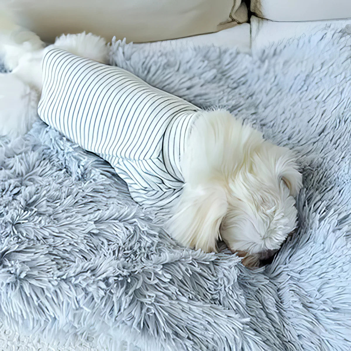 Soft Fleece Dog Blanket for Couch Comfort - Cozy & Durable Material 1