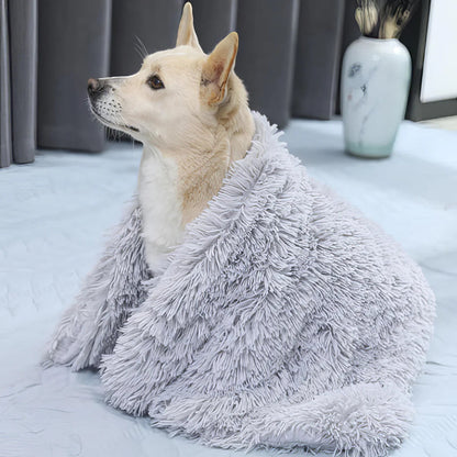 Soft Fleece Dog Blanket for Couch Comfort - Cozy & Durable Material 2