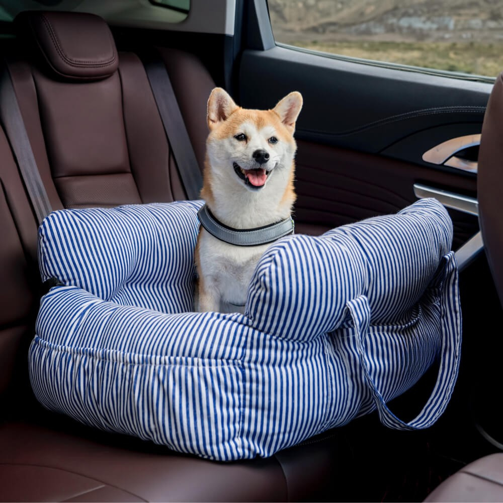 Dog Car Seat Bed Waterproof Travel Cushion for Small Pets