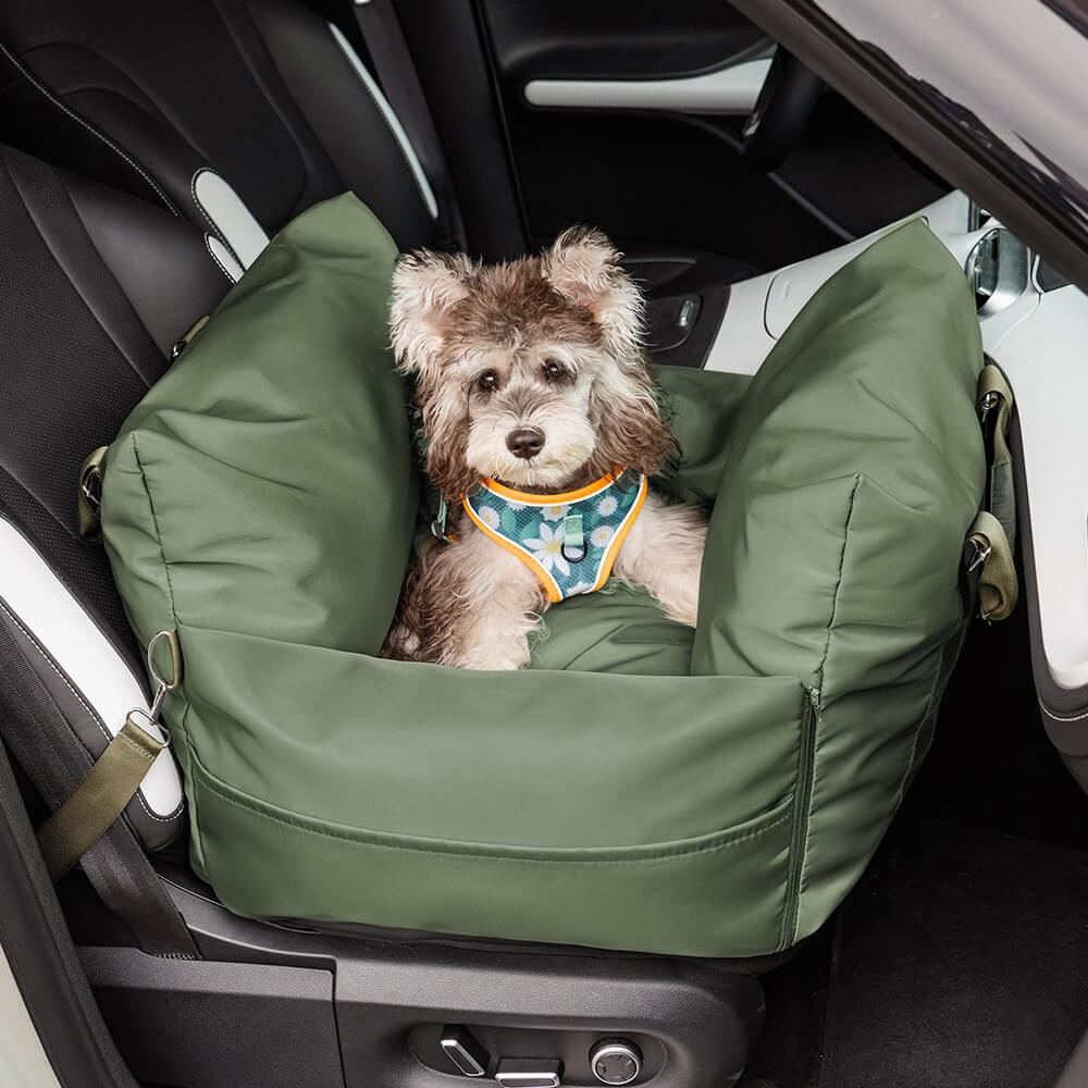 Dog Car Seat Bed Waterproof Travel Cushion for Small Pets