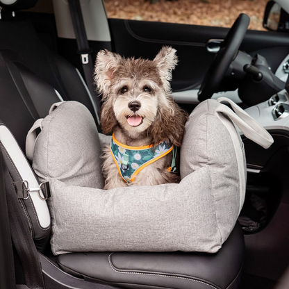 Dog Car Seat Bed Waterproof Travel Cushion for Small Pets