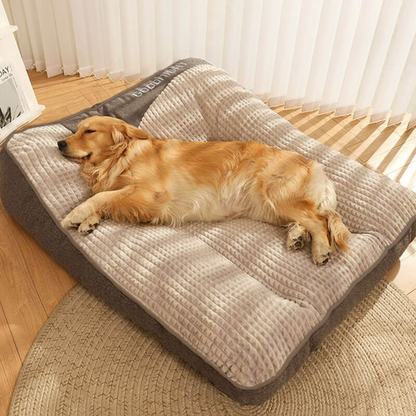 Dog Bed Plush Cushion Memory Foam for Large Dogs