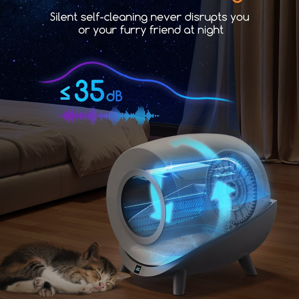 Cat Litter Box Automatic Self Cleaning with Odor Control System