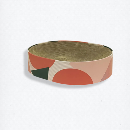 Cat Scratcher Bed Round Cardboard Lounge for Relaxation and Play
