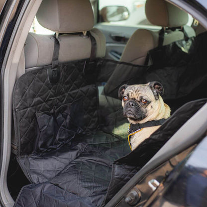 Waterproof Dog Car Seat Cover - Back Seat Cover for Dogs with Pockets 0