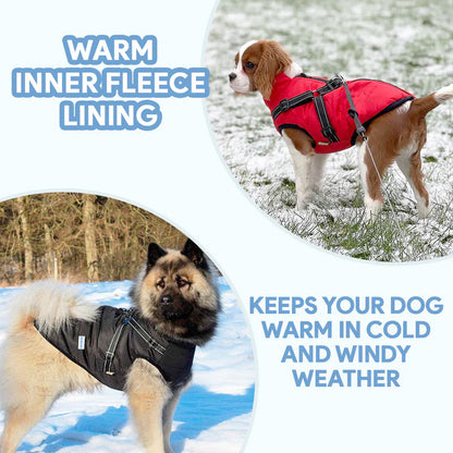 Waterproof Dog Coat for Winter - Warm Ski Suit for Large Breeds 4