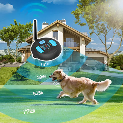 Wireless Dog Fence System with Waterproof Training Collar