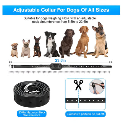 Wireless Dog Fence System with Waterproof Training Collar