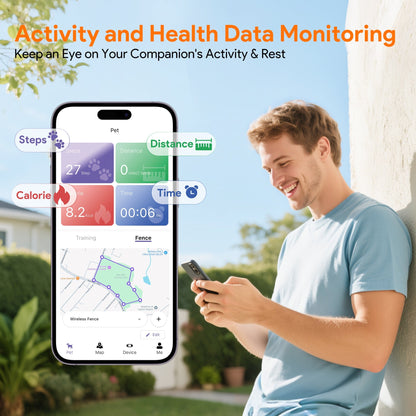 Wireless GPS Dog Fence with Remote Trainer and Custom Boundaries 7
