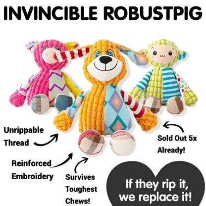 Dog Toy Durable Plush Squeaky Toy for Aggressive Chewers and Play