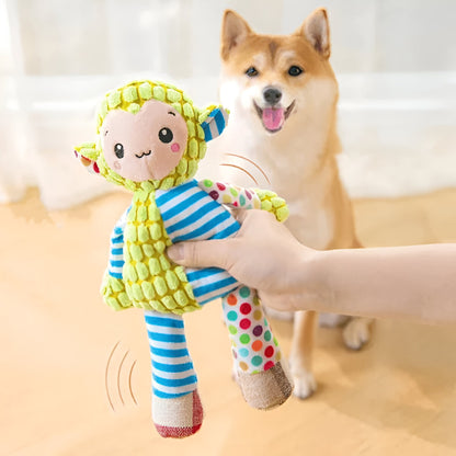 Dog Toy Durable Plush Squeaky Toy for Aggressive Chewers and Play
