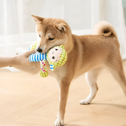 Dog Toy Durable Plush Squeaky Toy for Aggressive Chewers and Play