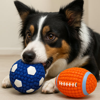 Dog Toy Durable Latex Chew Ball for Aggressive Chewers