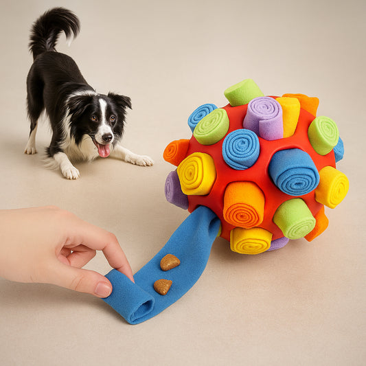 Dog Puzzle Toy for Treats Interactive Snuffle Ball Mental Stimulation