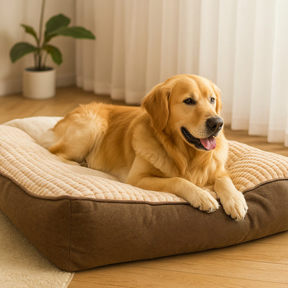 Dog Bed Plush Cushion Memory Foam for Large Dogs