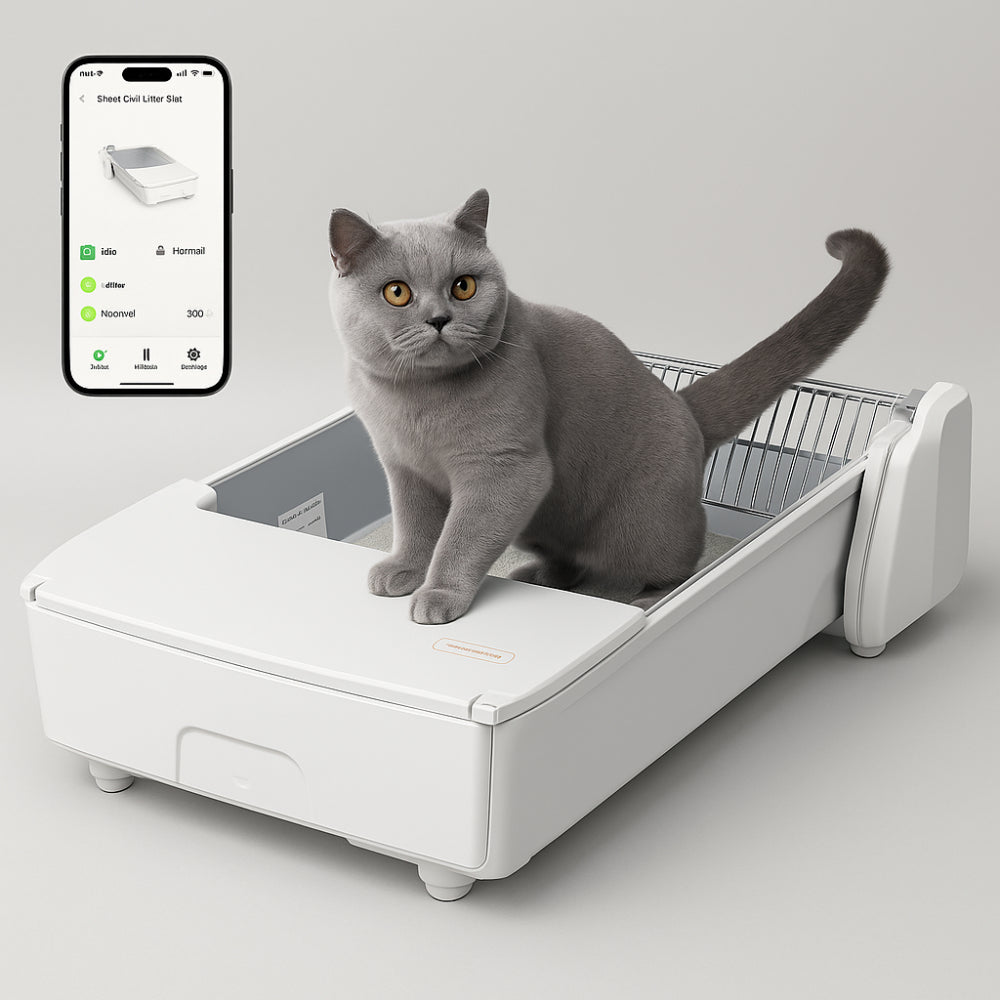 Cat Litter Box Automatic Self Cleaning with Smart App Control