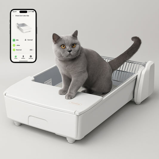Cat Litter Box Automatic Self Cleaning with Smart App Control