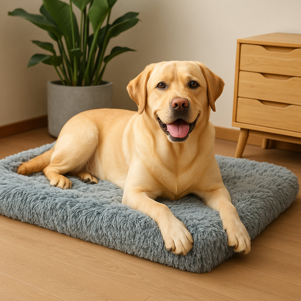 Dog Bed Plush Cushion for Comfortable and Supportive Sleep